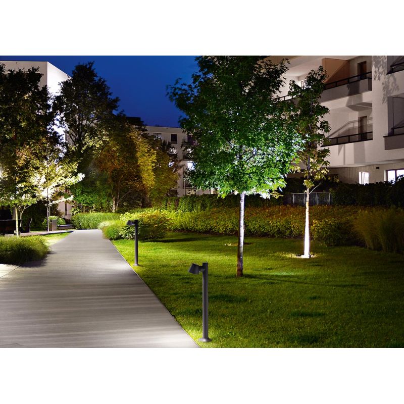 330 PALO DA GIARDINO ORIENTABILE IP54 ANTI SALSEDINE ANTRACITE ALTEZZA CM 80 ATTACCO GU10 ISYLUCE ISYLUCE - Cristalensi Shop Onl