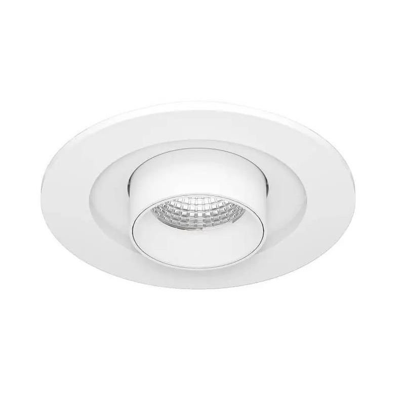 MINI OXO ROUND FARETTO ORIENTABILE ROTONDO LED 6W FINITURE BIANCO O NERO MODERNO BENEITO FAURE - Cristalensi Shop Online