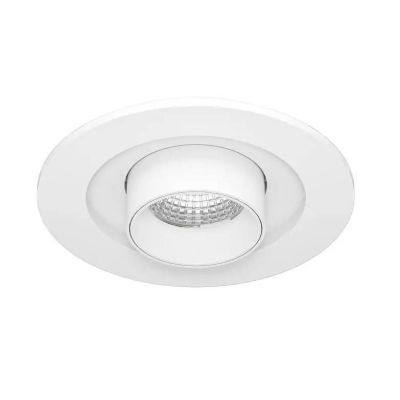 MINI OXO ROUND FARETTO ORIENTABILE ROTONDO LED 6W FINITURE BIANCO O NERO MODERNO BENEITO FAURE - Cristalensi Shop Online