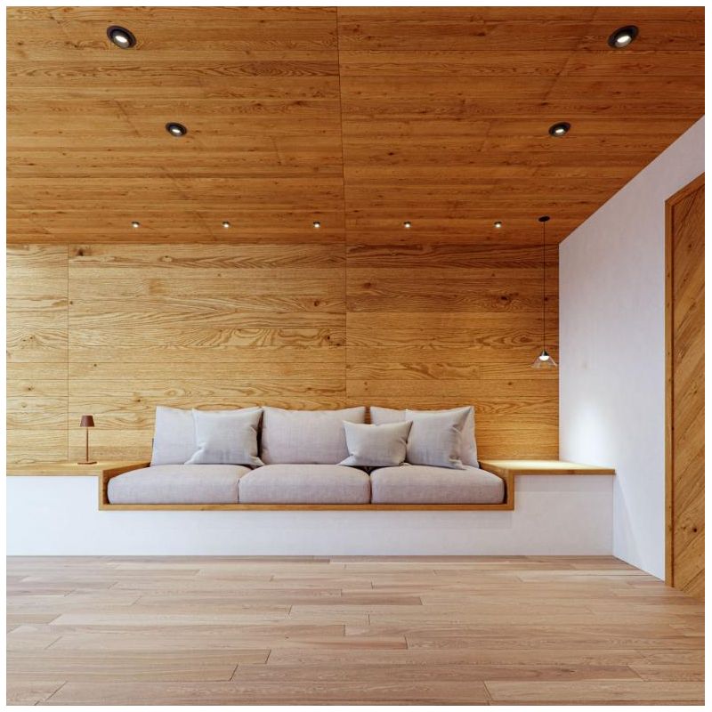 MINI OXO ROUND FARETTO ORIENTABILE ROTONDO LED 6W FINITURE BIANCO O NERO MODERNO BENEITO FAURE - Cristalensi Shop Online