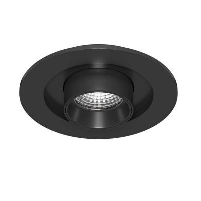 MINI OXO ROUND FARETTO ORIENTABILE ROTONDO LED 6W FINITURE BIANCO O NERO MODERNO BENEITO FAURE - Cristalensi Shop Online