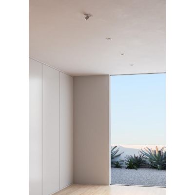 MINI OXO SQUARE FARETTO ORIENTABILE QUADRATO LED 6W FINITURE BIANCO O NERO MODERNO BENEITO FAURE - Cristalensi Shop Online