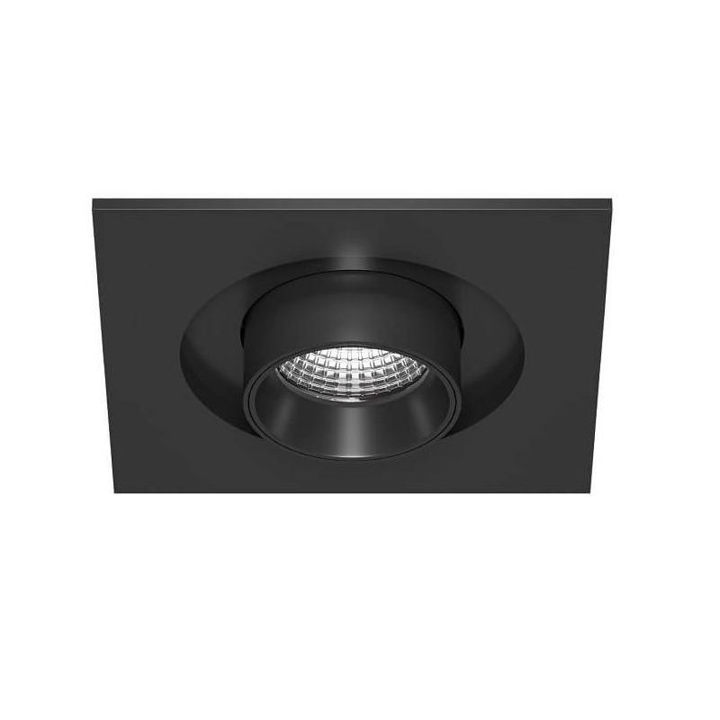 MINI OXO SQUARE FARETTO ORIENTABILE QUADRATO LED 6W FINITURE BIANCO O NERO MODERNO BENEITO FAURE - Cristalensi Shop Online