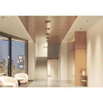 MINI OXO SQUARE 4 FARETTO ORIENTABILE 4 LUCI RETTANGOLARE LED 24W FINITURE BIANCO O NERO MODERNO BENEITO FAURE - Cristalensi Sho