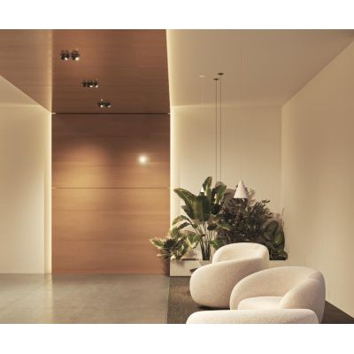 MINI OXO SQUARE 4 FARETTO ORIENTABILE 4 LUCI RETTANGOLARE LED 24W FINITURE BIANCO O NERO MODERNO BENEITO FAURE - Cristalensi Sho