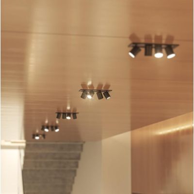 MINI OXO SQUARE 4 FARETTO ORIENTABILE 4 LUCI RETTANGOLARE LED 24W FINITURE BIANCO O NERO MODERNO BENEITO FAURE - Cristalensi Sho