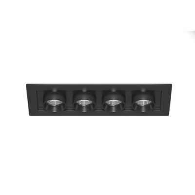 MINI OXO SQUARE 4 FARETTO ORIENTABILE 4 LUCI RETTANGOLARE LED 24W FINITURE BIANCO O NERO MODERNO BENEITO FAURE - Cristalensi Sho
