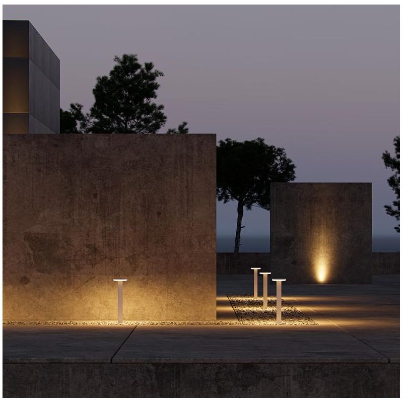 MAC PALO DA ESTERNI 2 MISURE LUCE 3000K O 4000K IP65 LED 12W NERO,BIANCO O CORTEN MODERNO BENEITO FAURE - Cristalensi Shop Onlin