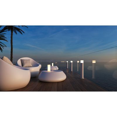 TURA PALO DA ESTERNI 2 MISURE LUCE 3000K O 4000K IP65 LED 12W NERO,BIANCO O CORTEN MODERNO BENEITO FAURE - Cristalensi Shop Onli