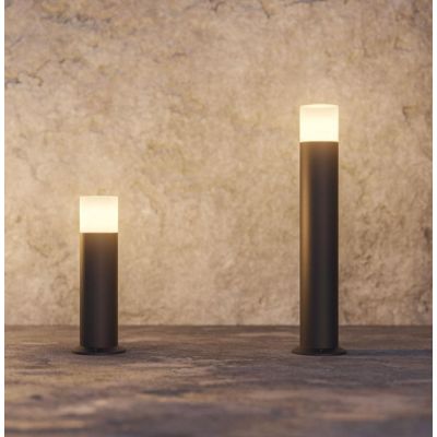 TURA PALO DA ESTERNI 2 MISURE LUCE 3000K O 4000K IP65 LED 12W NERO,BIANCO O CORTEN MODERNO BENEITO FAURE - Cristalensi Shop Onli