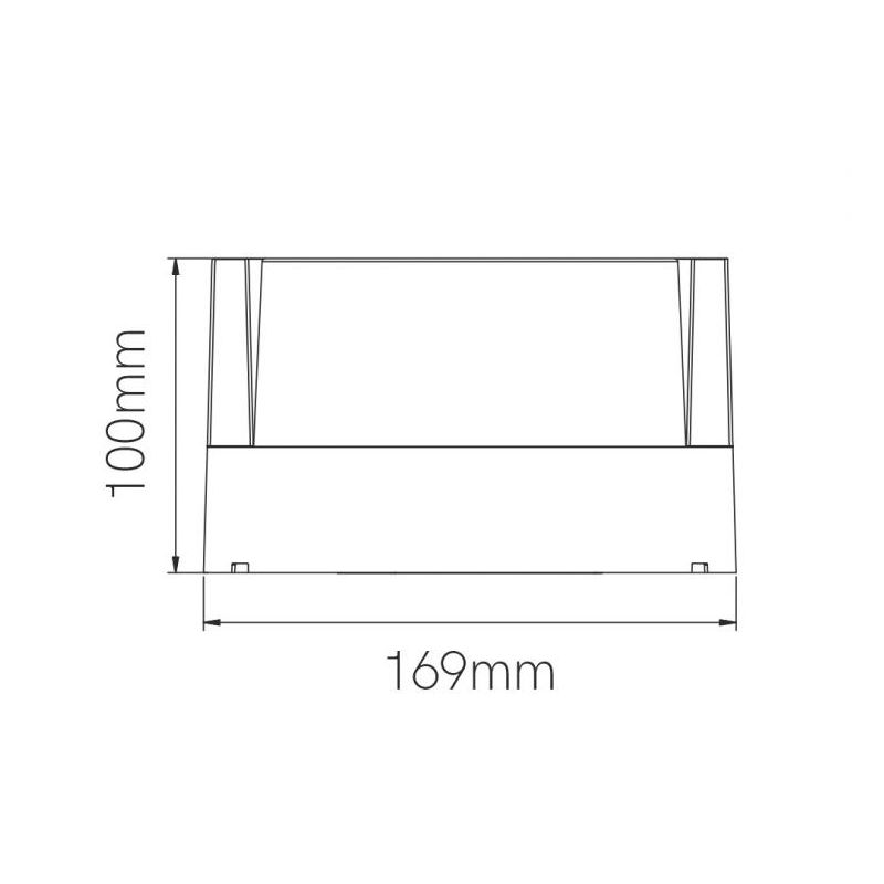 BLIS ROUND PICCOLA APPLIQUE ROTONDA IP65 BIANCA,NERA O CORTEN LED 15W ANTI CORROSIONE DESIGN MODERNO BENEITO FAURE - Cristalensi