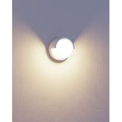 BLIS ROUND PICCOLA APPLIQUE ROTONDA IP65 BIANCA,NERA O CORTEN LED 15W ANTI CORROSIONE DESIGN MODERNO BENEITO FAURE - Cristalensi 2