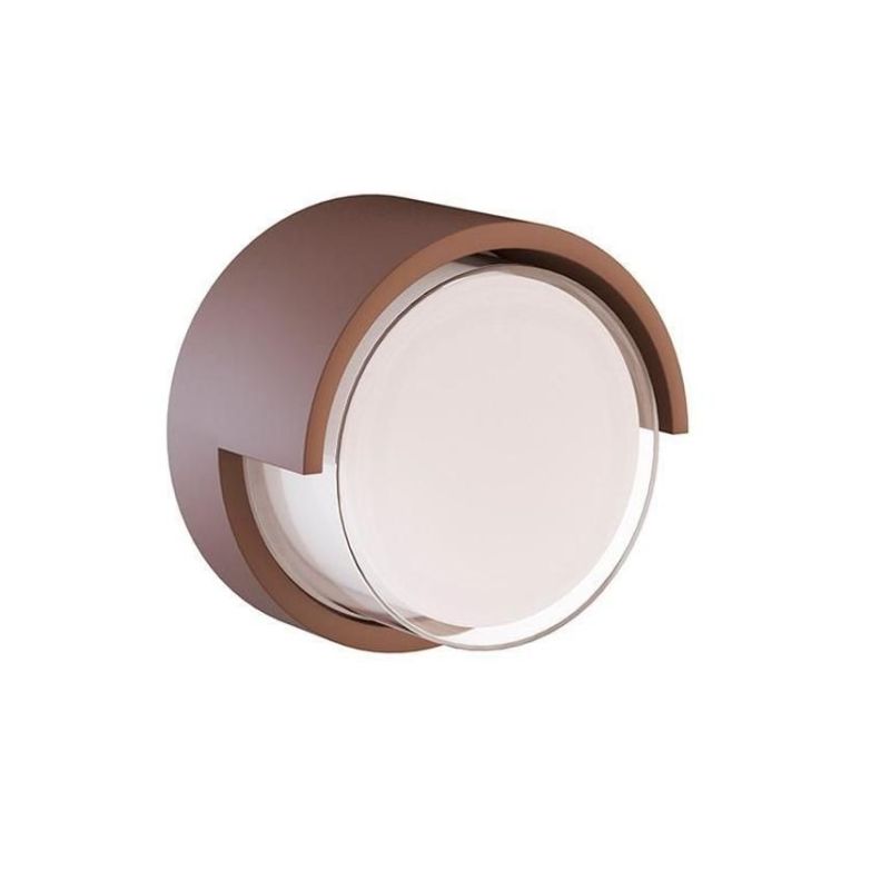 BLIS ROUND PICCOLA APPLIQUE ROTONDA IP65 BIANCA,NERA O CORTEN LED 15W ANTI CORROSIONE DESIGN MODERNO BENEITO FAURE - Cristalensi