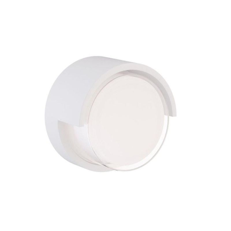 BLIS ROUND PICCOLA APPLIQUE ROTONDA IP65 BIANCA,NERA O CORTEN LED 15W ANTI CORROSIONE DESIGN MODERNO BENEITO FAURE - Cristalensi