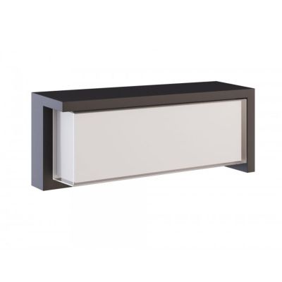 BLIS APPLIQUE RETTANGOLARE IP65 BIANCA,NERA O CORTEN LED 24W ANTI CORROSIONE DESIGN MODERNO BENEITO FAURE - Cristalensi Shop Onl
