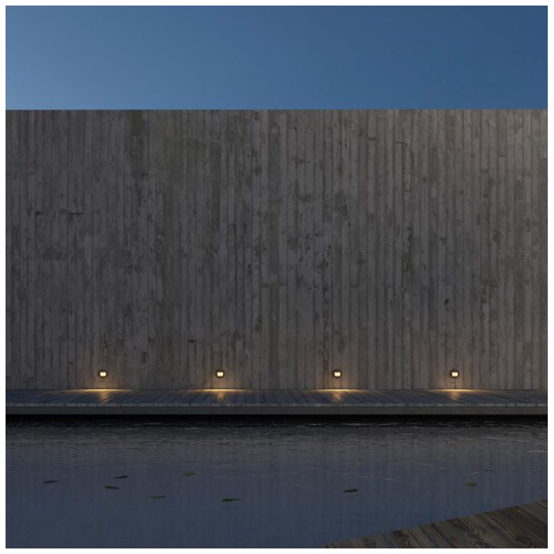 MIS SEGNAPASSO ROTONDO IP65 LED 3W CCT SWITCH COLORI BIANCO NERO O CORTEN SENZA SCASSO BENEITO FAURE - Cristalensi Shop Online
