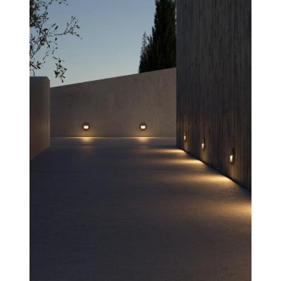 MIS SEGNAPASSO ROTONDO IP65 LED 3W CCT SWITCH COLORI BIANCO NERO O CORTEN SENZA SCASSO BENEITO FAURE - Cristalensi Shop Online
