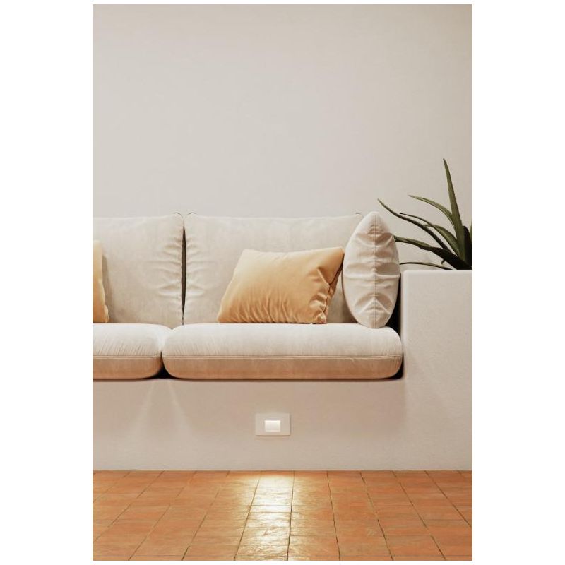 MIS SQUARE SEGNAPASSO RETTANGOLARE IP65 LED 3W CCT SWITCH BIANCO, NERO O CORTEN SENZA SCASSO BENEITO FAURE - Cristalensi Shop On