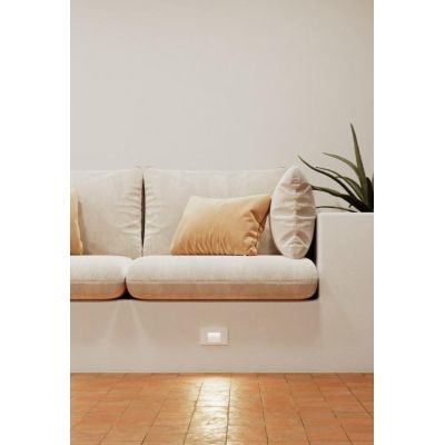 MIS SQUARE SEGNAPASSO RETTANGOLARE IP65 LED 3W CCT SWITCH BIANCO, NERO O CORTEN SENZA SCASSO BENEITO FAURE - Cristalensi Shop On