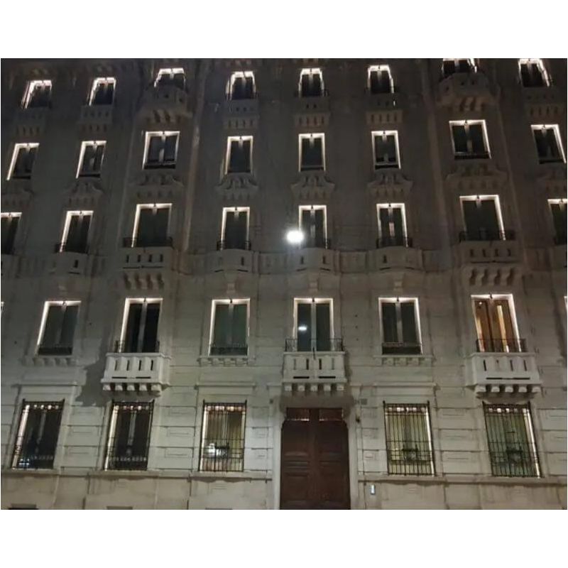 NIK PLAFONIERA ORIGINALE E MODERNA DA ESTERNO LED 5W LUCE 3000K O 4000K IP65 ALLUMINIO GRIGIO BENEITO FAURE - Cristalensi Shop O