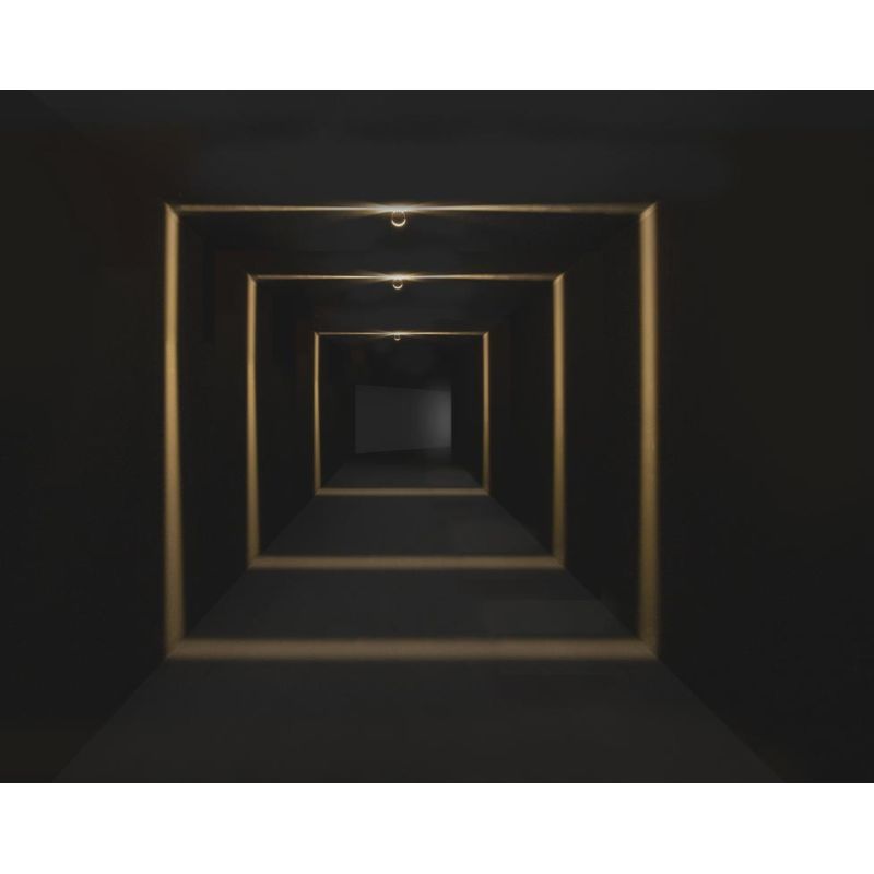 NIK PLAFONIERA ORIGINALE E MODERNA DA ESTERNO LED 5W LUCE 3000K O 4000K IP65 ALLUMINIO GRIGIO BENEITO FAURE - Cristalensi Shop O