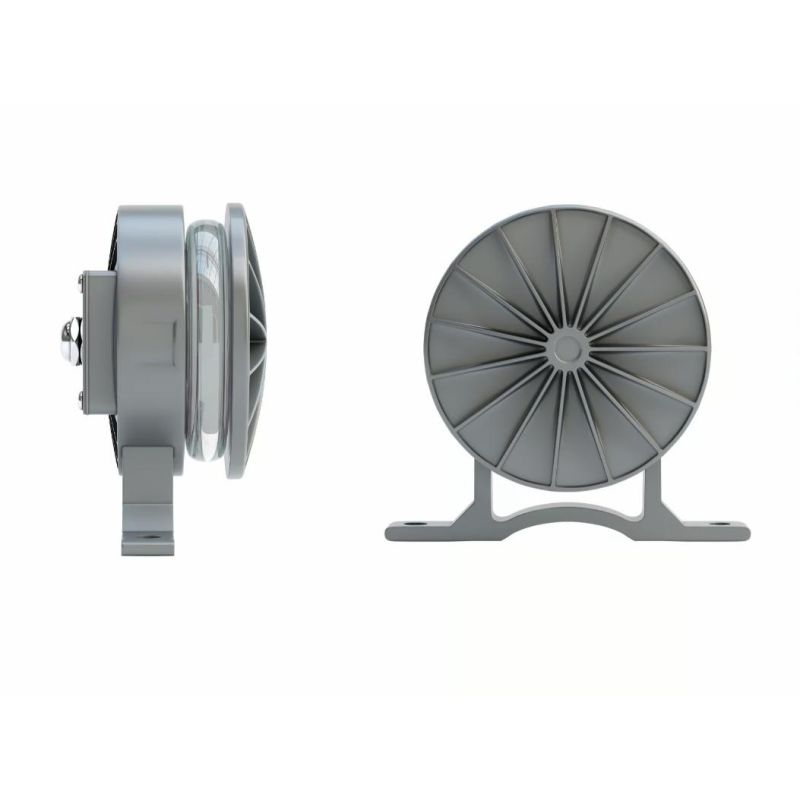 NIK PLAFONIERA ORIGINALE E MODERNA DA ESTERNO LED 5W LUCE 3000K O 4000K IP65 ALLUMINIO GRIGIO BENEITO FAURE - Cristalensi Shop O