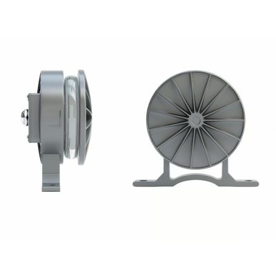 NIK PLAFONIERA ORIGINALE E MODERNA DA ESTERNO LED 5W LUCE 3000K O 4000K IP65 ALLUMINIO GRIGIO BENEITO FAURE - Cristalensi Shop O