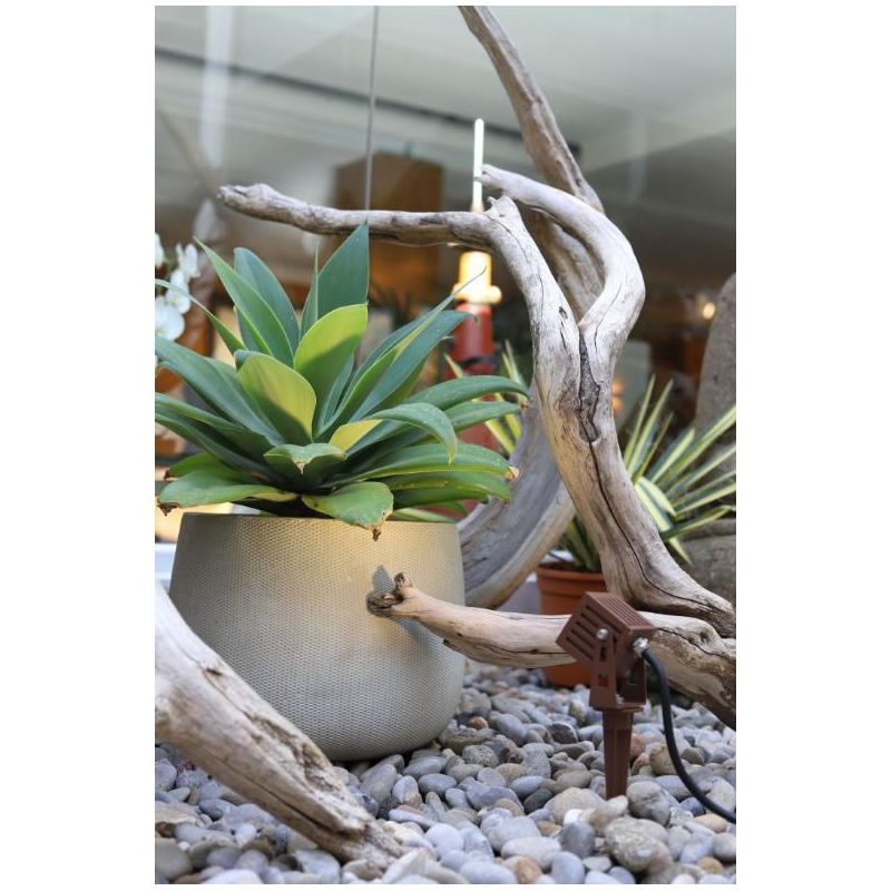 ZAS FARETTO QUADRATO DA ESTERNO IP65 LED 7W ORIENTABILE CON PICCHETTO INCLUSO BIANCO, NERO O CORTEN BENEITO FAURE - Cristalensi 