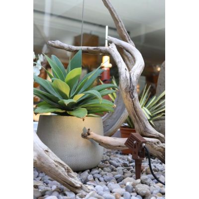 ZAS FARETTO QUADRATO DA ESTERNO IP65 LED 7W ORIENTABILE CON PICCHETTO INCLUSO BIANCO, NERO O CORTEN BENEITO FAURE - Cristalensi 