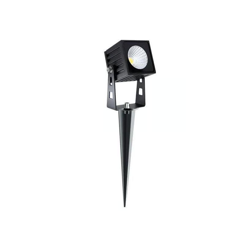 ZAS FARETTO QUADRATO DA ESTERNO IP65 LED 7W ORIENTABILE CON PICCHETTO INCLUSO BIANCO, NERO O CORTEN BENEITO FAURE - Cristalensi 