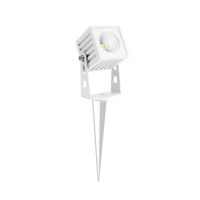 ZAS FARETTO QUADRATO DA ESTERNO IP65 LED 7W ORIENTABILE CON PICCHETTO INCLUSO BIANCO, NERO O CORTEN BENEITO FAURE - Cristalensi 