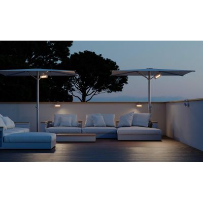 WECH LAMPADA PORTATILE RICARICABILE USB CON PINZA LED 10W CCT SWITCH ALLUMINIO BIANCO O NERO MODERNA E VERSATILE BENEITO FAURE -