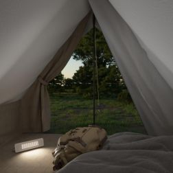 WECH LAMPADA PORTATILE RICARICABILE USB CON PINZA LED 10W CCT SWITCH ALLUMINIO BIANCO O NERO MODERNA E VERSATILE BENEITO FAURE -