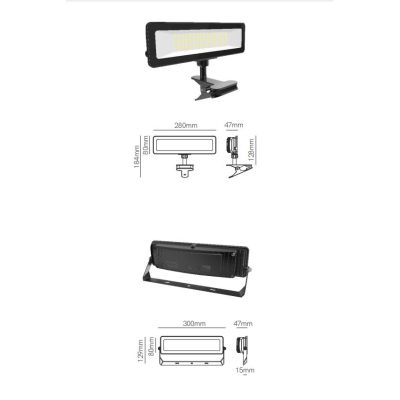 WECH LAMPADA PORTATILE RICARICABILE USB CON PINZA LED 10W CCT SWITCH ALLUMINIO BIANCO O NERO MODERNA E VERSATILE BENEITO FAURE -