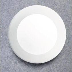 BERTA PLAFONIERA APPLIQUE DIAMETRO 27,5 ATTACCO 1XE27 IP66 IN RESINA BIANCA,GRIGIA O NERA DARK LIGHT - Cristalensi Shop Online 2