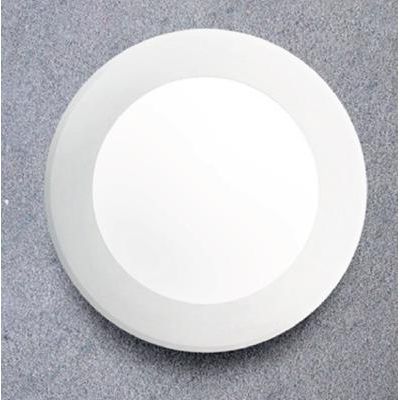 BERTA PLAFONIERA APPLIQUE DIAMETRO 27,5 ATTACCO 1XE27 IP66 IN RESINA BIANCA,GRIGIA O NERA DARK LIGHT - Cristalensi Shop Online