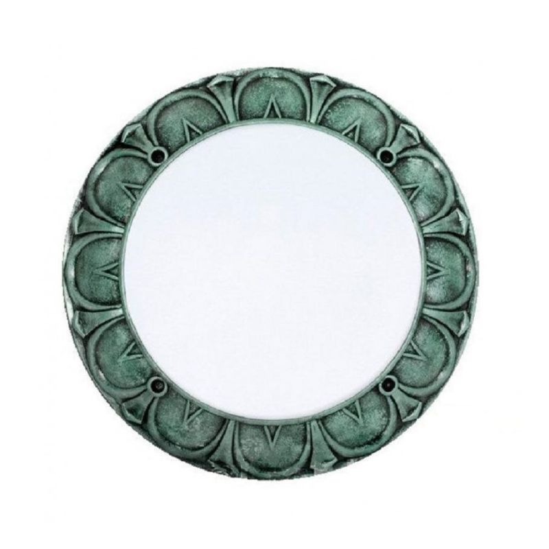 RITA PLAFONIERA APPLIQUE CLASSICA D35 CM IP66 IN RESINA 4 COLORI ATTACCO E27 FUMAGALLI MADE IN ITALY DARK LIGHT - Cristalensi Sh