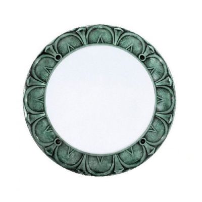 RITA PLAFONIERA APPLIQUE CLASSICA D35 CM IP66 IN RESINA 4 COLORI ATTACCO E27 FUMAGALLI MADE IN ITALY DARK LIGHT - Cristalensi Sh