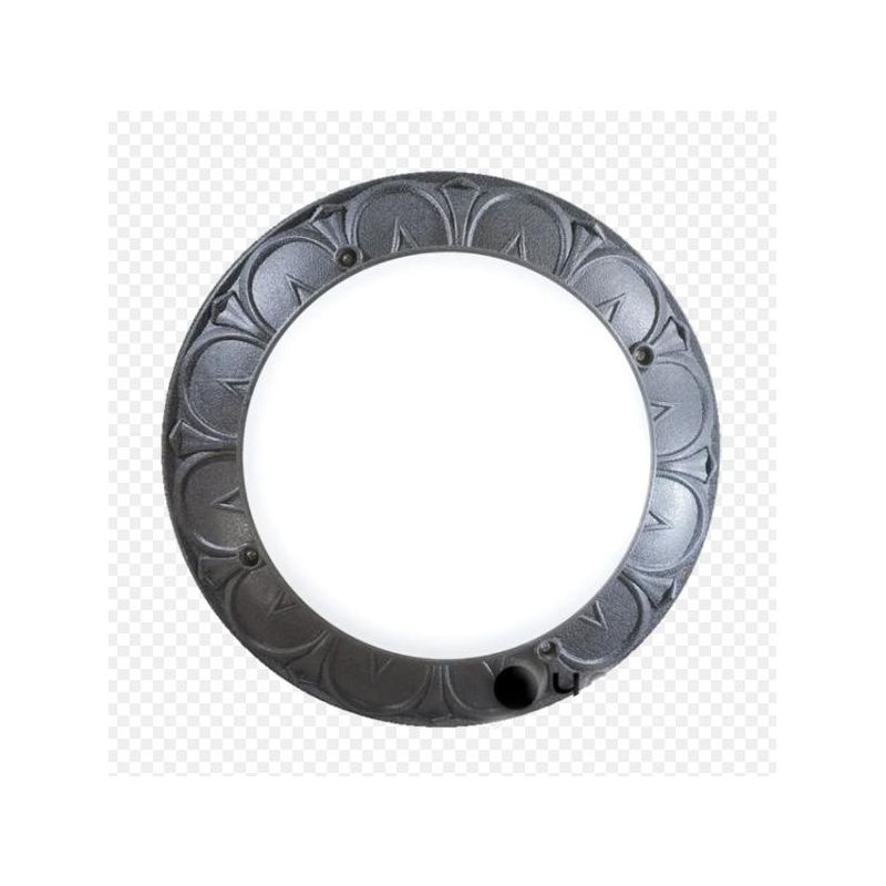 RITA PLAFONIERA APPLIQUE CLASSICA D35 CM IP66 IN RESINA 4 COLORI ATTACCO E27 FUMAGALLI MADE IN ITALY DARK LIGHT - Cristalensi Sh