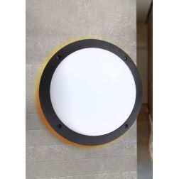 LAMPADA DA PARETE DA ESTERNI IP66 ROTONDA MODERNA TRE COLORI MADE IN ITALY FUMAGALLI DARK LIGHT - Cristalensi Shop Online