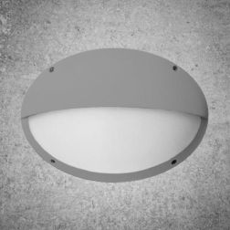 APPLIQUE CON PALPEBRA PER ESTERNO IN RESINA IP66 BIANCO,GRIGIO O NERO LUCE VERSO IL BASSO DARK LIGHT - Cristalensi Shop Online 2