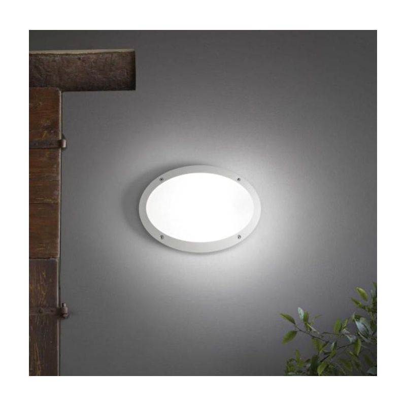 MADDI APPLIQUE DA ESTERNI IP66 OVALE BIANCA,GRIGIA O NERA MADE IN ITALY FUMAGALLI DARK LIGHT - Cristalensi Shop Online