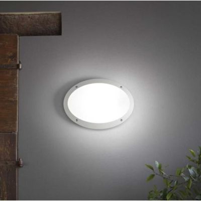 MADDI APPLIQUE DA ESTERNI IP66 OVALE BIANCA,GRIGIA O NERA MADE IN ITALY FUMAGALLI DARK LIGHT - Cristalensi Shop Online