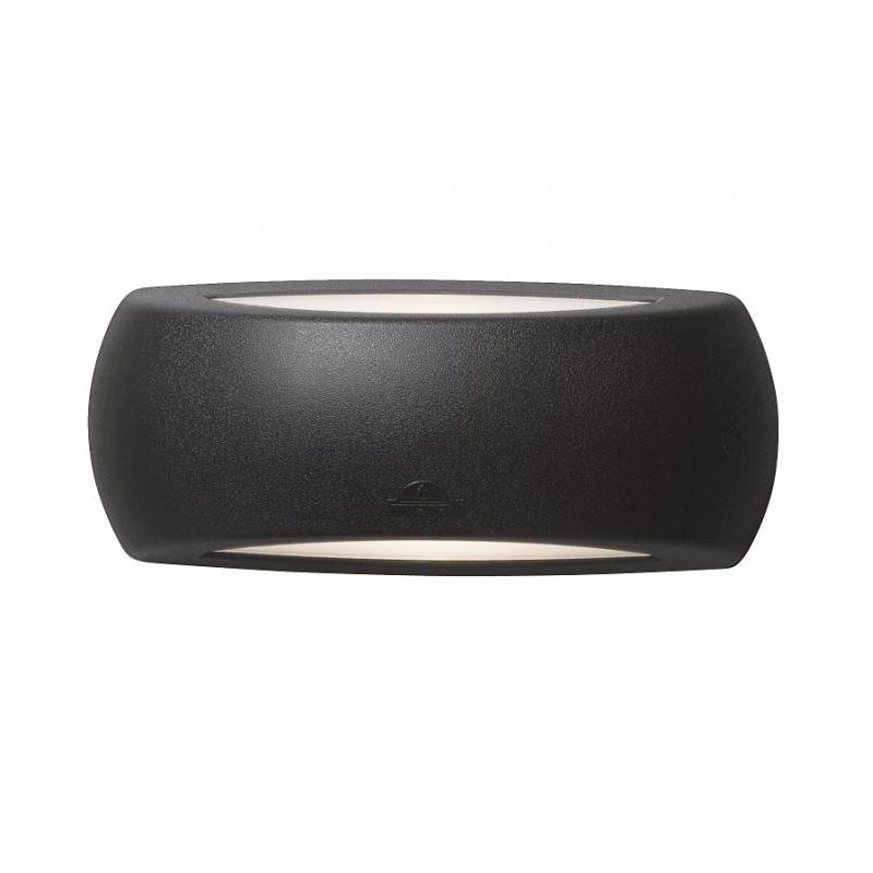 APPLIQUE PER ESTERNO FRANCY IP66 DISPONIBILE IN 3 COLORI LUCE SOPRA SOTTO DARK LIGHT - Cristalensi Shop Online