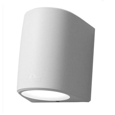 MARTA 160 APPLIQUE DA ESTERNO BIEMISSIONE DI LUCE IP55 RESINA BIANCA,GRIGIA O NERA MODERNA FUMAGALLI DARK LIGHT - Cristalensi Sh