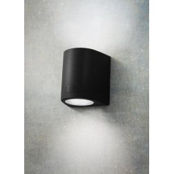 MARTA 160 APPLIQUE DA ESTERNO BIEMISSIONE DI LUCE IP55 RESINA BIANCA,GRIGIA O NERA MODERNA FUMAGALLI DARK LIGHT - Cristalensi Sh