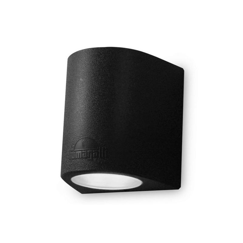 MARTA 160 APPLIQUE DA ESTERNO BIEMISSIONE DI LUCE IP55 RESINA BIANCA,GRIGIA O NERA MODERNA FUMAGALLI DARK LIGHT - Cristalensi Sh