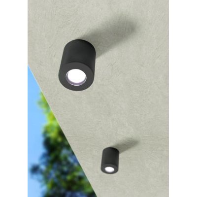 FRANCA PLAFONIERA DA ESTERNO CILINDRICA IP55 D9,5 CM FUMAGALLI MADE IN ITALY DARK LIGHT - Cristalensi Shop Online