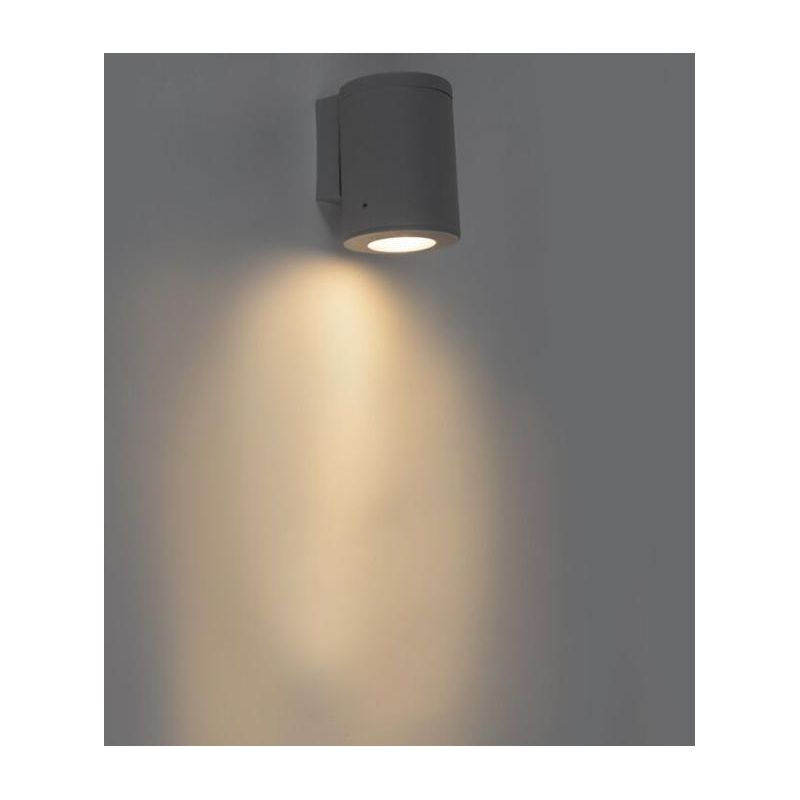 FRANCA 90 APPLIQUE DA ESTERNO MONO EMISSIONE IP55 RESINA BIANCA,GRIGIA O NERA MODERNA FUMAGALLI DARK LIGHT - Cristalensi Shop On