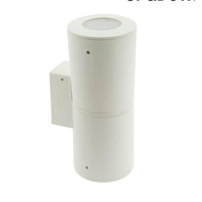 FRANCA 90 2 LUCI APPLIQUE DA ESTERNO BIEMISSIONE IP55 RESINA BIANCA,GRIGIA O NERA MODERNA FUMAGALLI DARK LIGHT - Cristalensi Sho